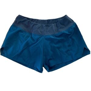 Women's HLXX Shorts Jekyll Hyde Blue Lined Athletic Shorts -‎ Size Small